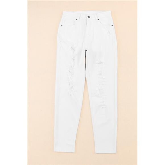 Distressed Jeans with Pockets - Picture 6 of 9